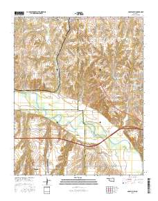 Geary South 2016 topographic map thumbnail