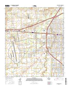 Abilene West 2016 topographic map thumbnail