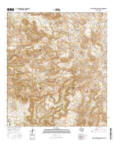 Agua Adentro Mountain 2016 topographic map thumbnail