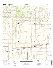 Agua Dulce 2016 topographic map thumbnail