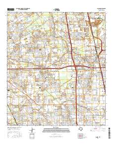 Aldine 2016 topographic map thumbnail