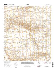 Alligator Draw 2016 topographic map thumbnail