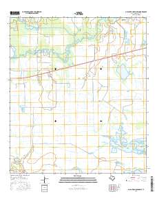 Alligator Hole Marsh 2016 topographic map thumbnail