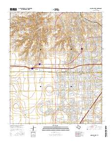 Amarillo West 2016 topographic map thumbnail