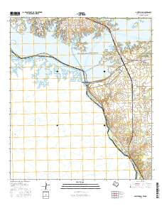 Amistad Dam 2016 topographic map thumbnail