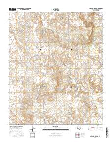Antelope Creek SE 2016 topographic map thumbnail