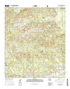 Apple Springs 2016 topographic map thumbnail