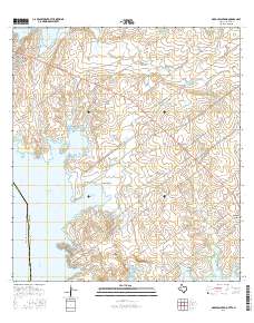 Arroyo Clareno 2016 topographic map thumbnail
