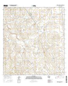Arroyo Huisache 2016 topographic map thumbnail