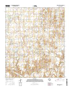 Aspermont Lake 2016 topographic map thumbnail