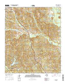 Avinger 2016 topographic map thumbnail