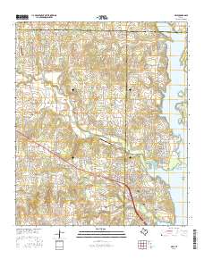 Azle 2016 topographic map thumbnail