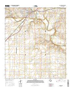 Ballinger 2016 topographic map thumbnail