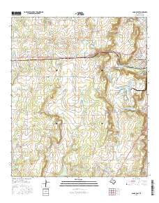 Bangs East 2016 topographic map thumbnail
