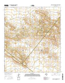 Barrilla Mountains East 2016 topographic map thumbnail