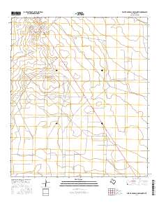 East of Barrilla Draw North 2016 topographic map thumbnail