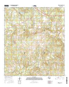 Bastrop SW 2016 topographic map thumbnail