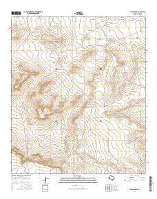 Baylor Draw 2016 topographic map thumbnail