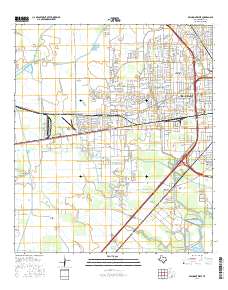 Beaumont West 2016 topographic map thumbnail