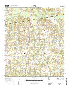 Bedias 2016 topographic map thumbnail