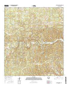 Bee Caves Creek 2016 topographic map thumbnail