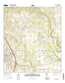 Beeville East 2016 topographic map thumbnail