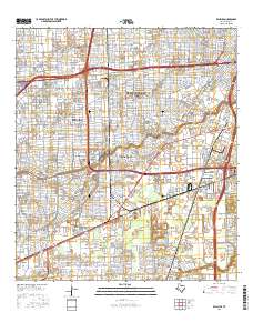 Bellaire 2016 topographic map thumbnail