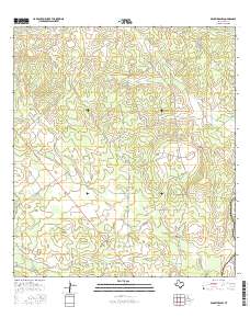 Benavides NW 2016 topographic map thumbnail