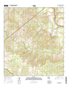 Berclair NW 2016 topographic map thumbnail