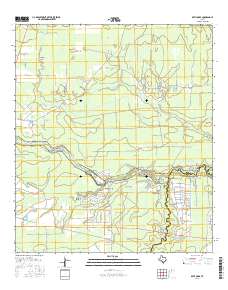 Bevil Oaks 2016 topographic map thumbnail