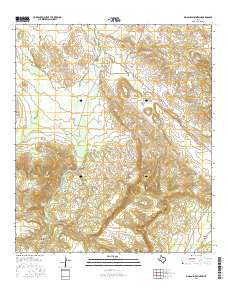 Big Aguja Mountain 2016 topographic map thumbnail