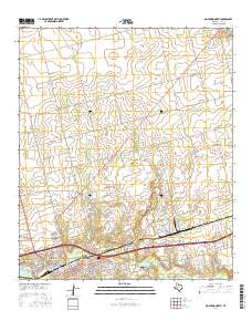 Big Spring North 2016 topographic map thumbnail