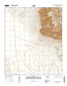 Bitter Well Mountain 2016 topographic map thumbnail