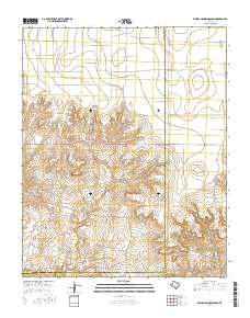 Bivins Channing Ranch 2016 topographic map thumbnail