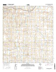 Blancas Creek North 2016 topographic map thumbnail