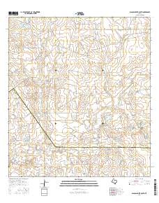 Blancas Creek South 2016 topographic map thumbnail