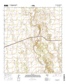 Blanco Lake 2016 topographic map thumbnail