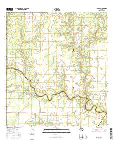 Blanconia 2016 topographic map thumbnail