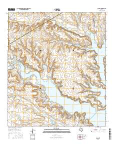 Bland 2016 topographic map thumbnail