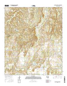 Blucher Mountain 2016 topographic map thumbnail