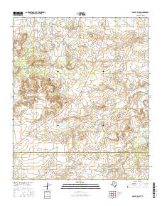 Bobcat Bluff 2016 topographic map thumbnail