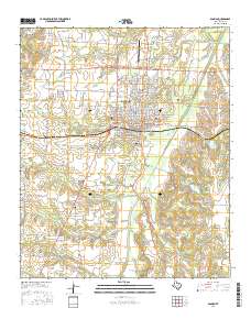 Bonham 2016 topographic map thumbnail