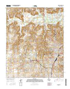 Borger 2016 topographic map thumbnail