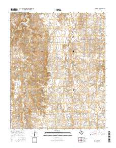Borger SE 2016 topographic map thumbnail