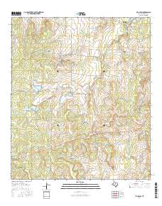 Brady SW 2016 topographic map thumbnail