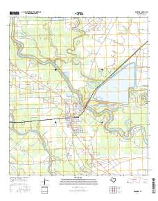Brazoria 2016 topographic map thumbnail