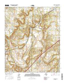 Brazos East 2016 topographic map thumbnail