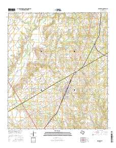 Bremond 2016 topographic map thumbnail