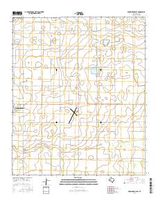 Brownfield East 2016 topographic map thumbnail