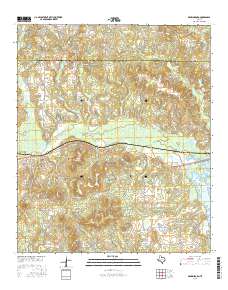 Brownsboro 2016 topographic map thumbnail